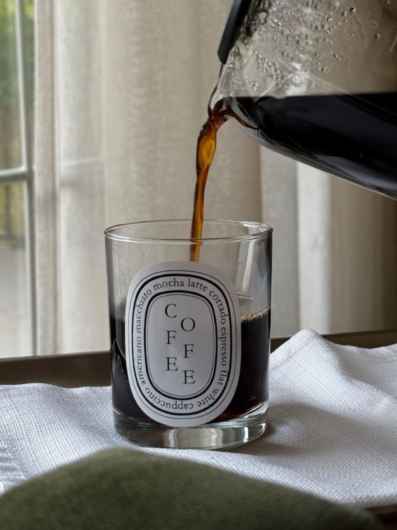 Dipty style iced and hot coffee